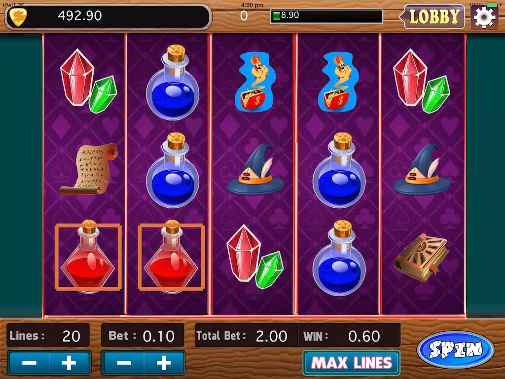 تصاویر Vegas Slots Five Theme 20 Line - HD iPad 