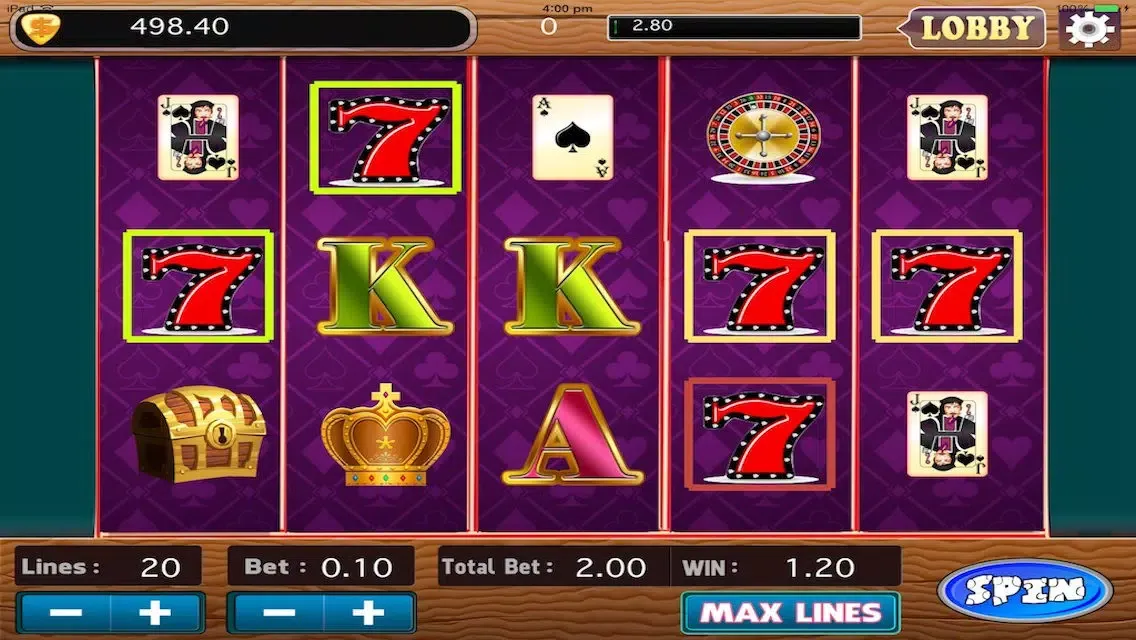 تصاویر Vegas Slots Five Theme 20 Line - HD