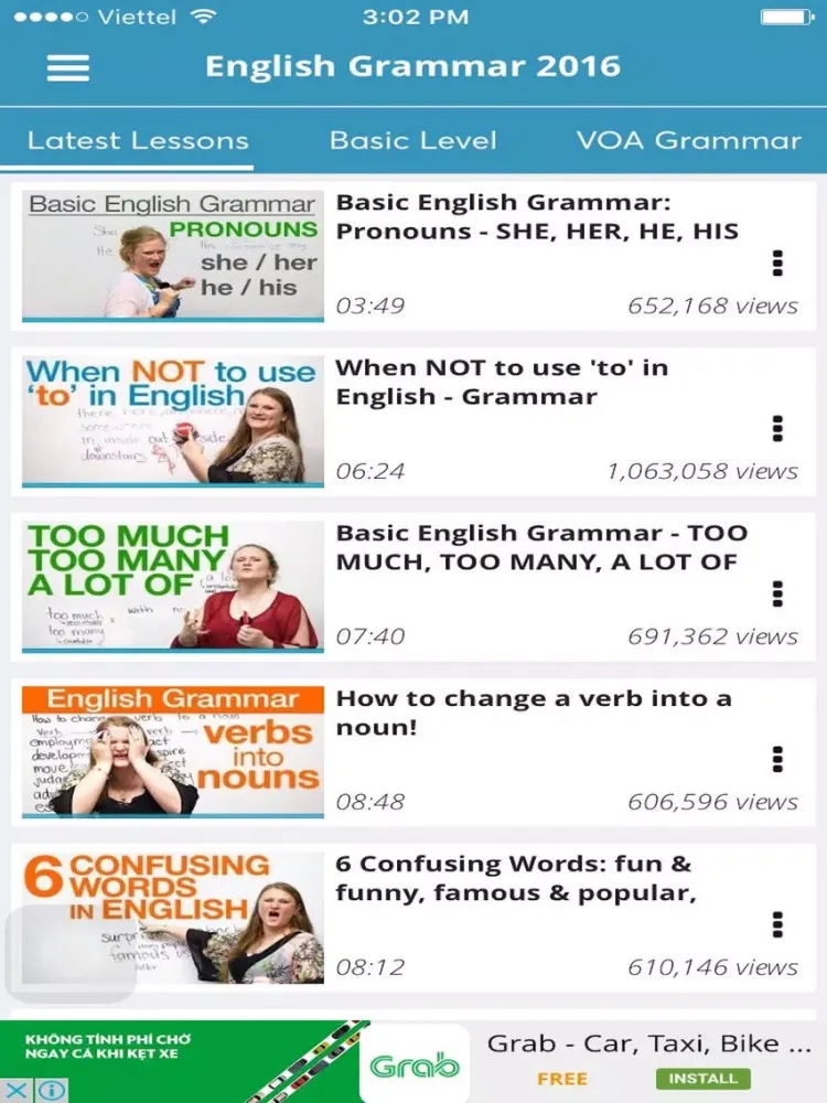 Zrzuty ekranu English Grammar - Basic rules of learning language iPad 