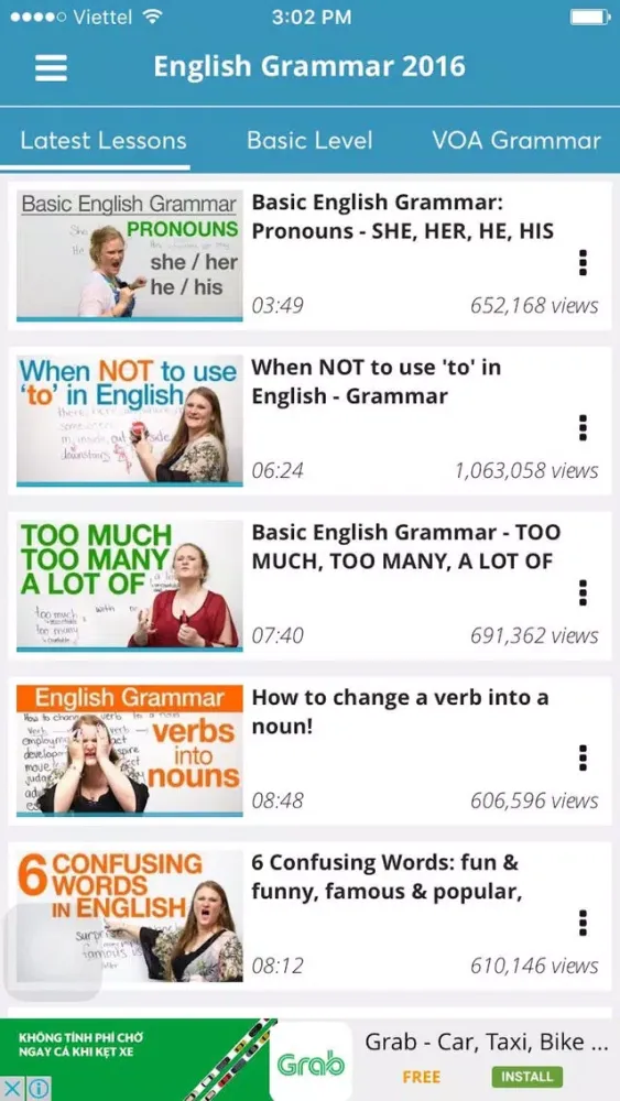 Zrzuty ekranu English Grammar - Basic rules of learning language
