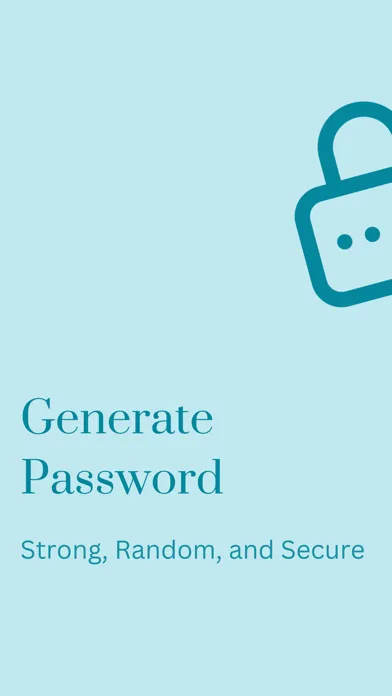 Generate Strong Password应用截图