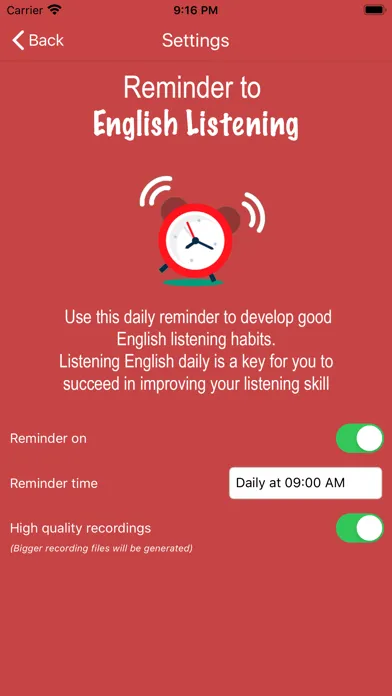 English Listening - Daily سکرین شاٹس