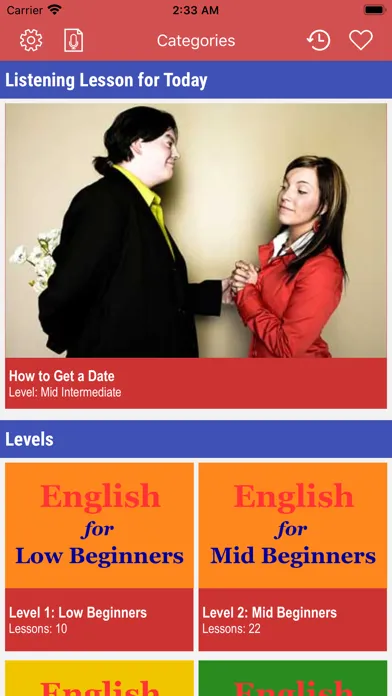 English Listening - Daily سکرین شاٹس