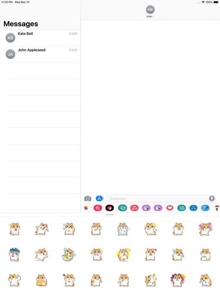 Cute Squirrel Stickers iPad  Ekran Görüntüleri