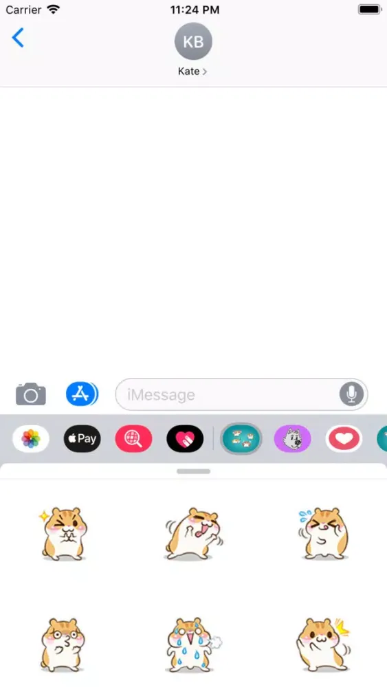 Cute Squirrel Stickers Ekran Görüntüleri