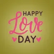 Happy Love Stickers