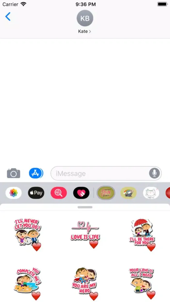 Happy Love Stickers Screenshots
