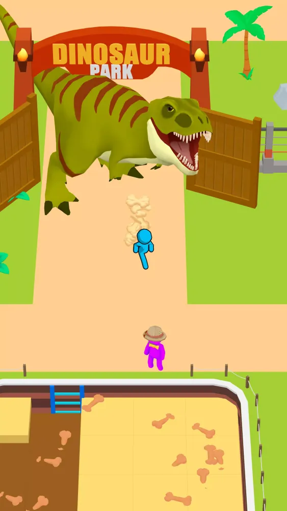 ภาพหน้าจอของ Dig Dinosaur!