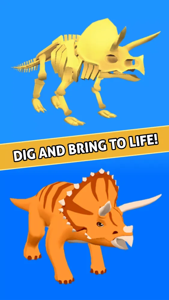 ภาพหน้าจอของ Dig Dinosaur!