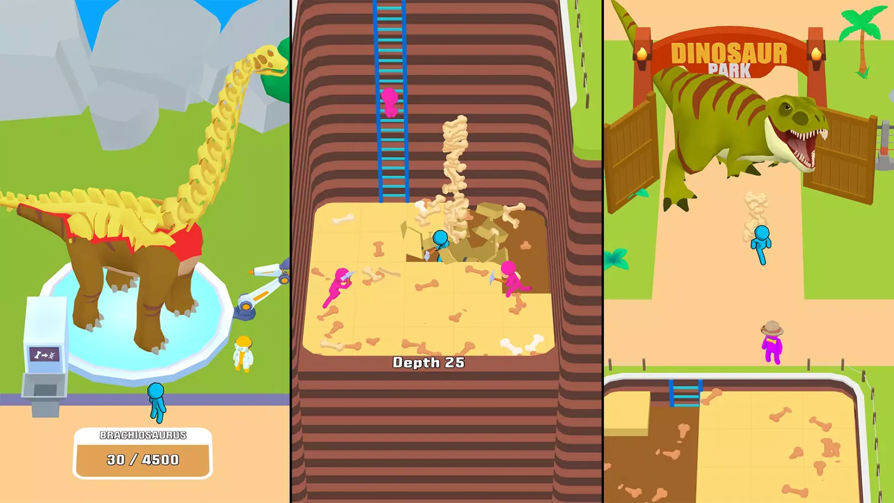 ภาพหน้าจอของ Dig Dinosaur!