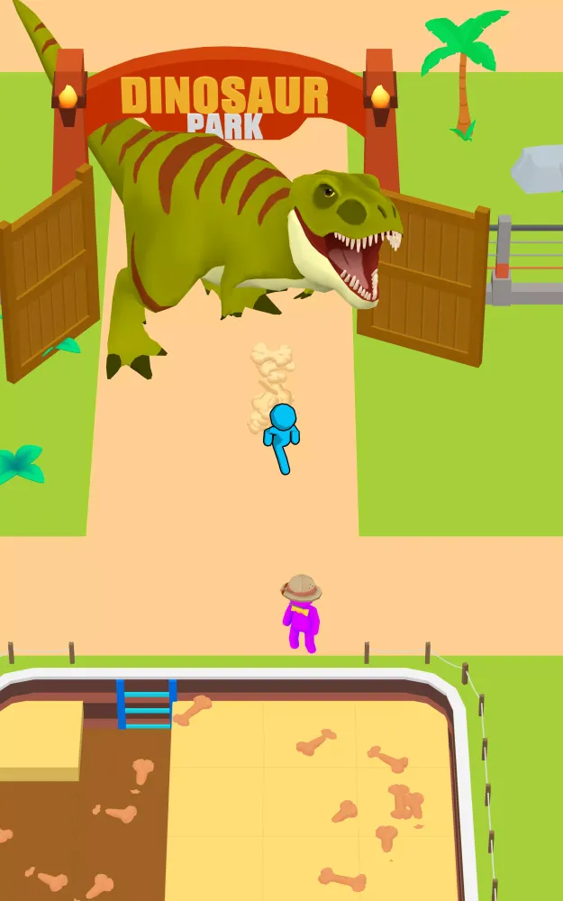 ภาพหน้าจอของ Dig Dinosaur!