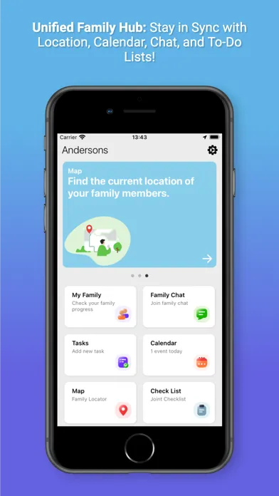 Fam: Location, Task, Calendar سکرین شاٹس