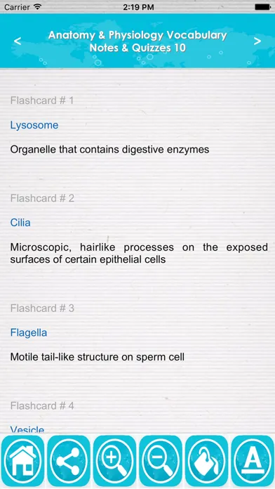 Anatomy & Physiology Vocab App 스크린샷