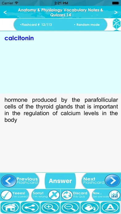 Anatomy & Physiology Vocab App 스크린샷