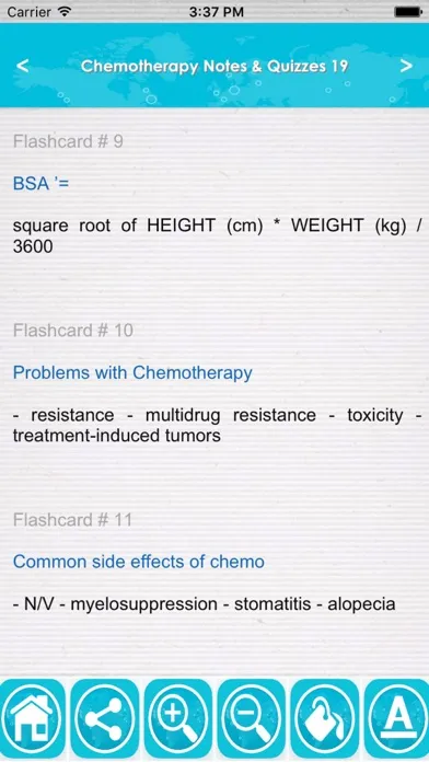 Chemotherapy Exam Review App স্ক্রিনশট