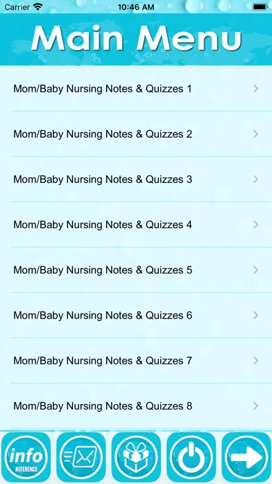 Скриншоты Mom/Baby Nursing Exam Review