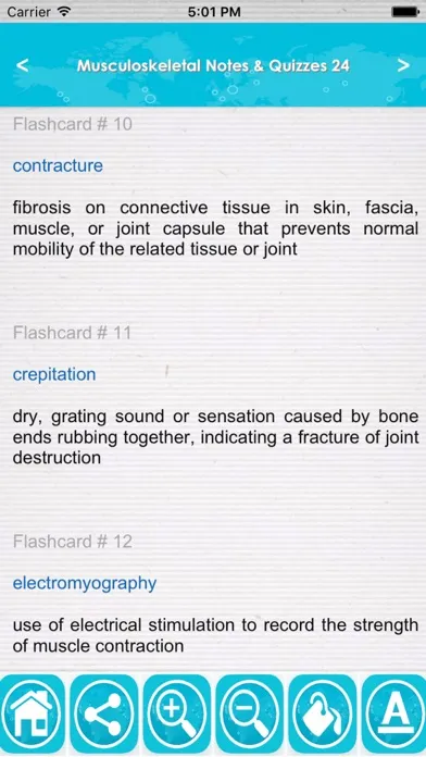 Captures d'écran de Musculoskeletal Exam Prep :Q&A