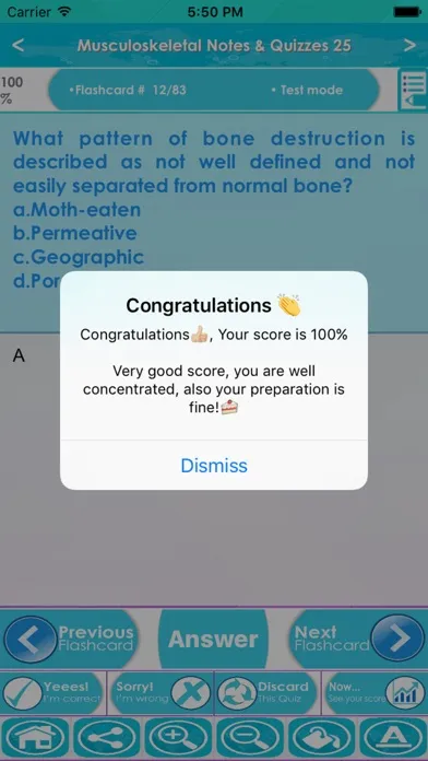 Captures d'écran de Musculoskeletal Exam Prep :Q&A