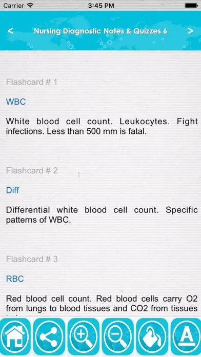 Screenshot di Nursing Diagnostic Exam Review