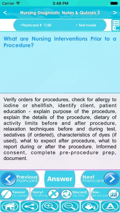 Screenshot di Nursing Diagnostic Exam Review