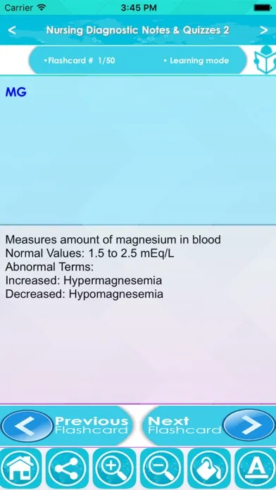Screenshot di Nursing Diagnostic Exam Review