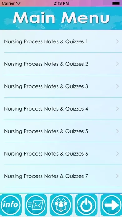 Ảnh chụp màn hình của Nursing Process Exam Prep: Q&A