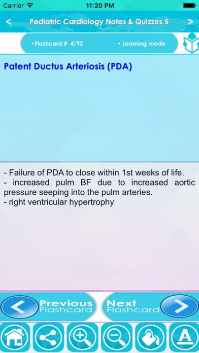 Capturas de pantalla de Pediatric Cardiology Exam Prep