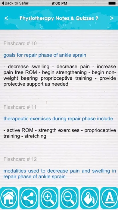 Physiotherapy Exam Review: Q&A スクリーンショット