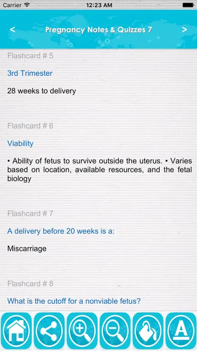 Скриншоты Pregnancy Encyclopaedia App