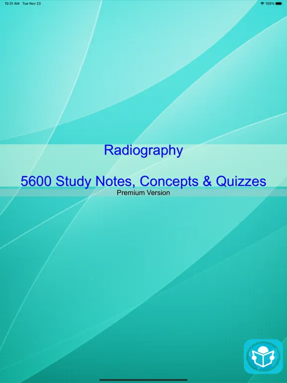 Ảnh chụp màn hình của Radiography  EXAM REVIEW iPad 