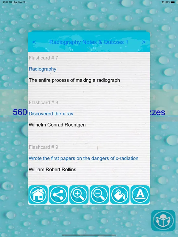 Ảnh chụp màn hình của Radiography  EXAM REVIEW iPad 