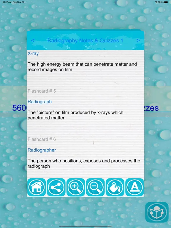 Ảnh chụp màn hình của Radiography  EXAM REVIEW iPad 
