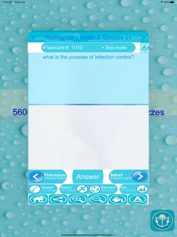 Ảnh chụp màn hình của Radiography  EXAM REVIEW iPad 