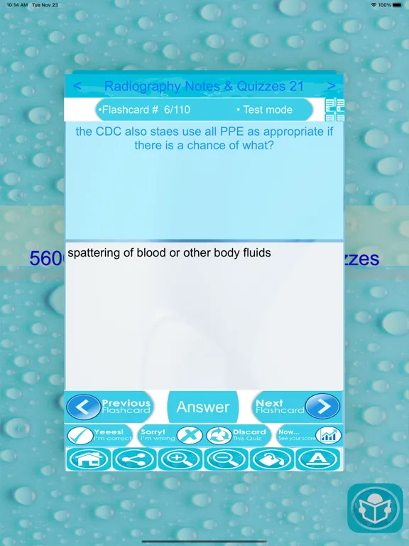 Ảnh chụp màn hình của Radiography  EXAM REVIEW iPad 