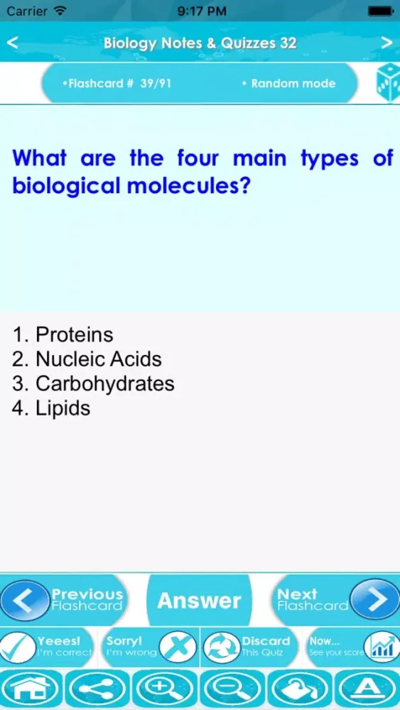 Zrzuty ekranu Biology Exam Review : 3200 Quiz & Study Notes