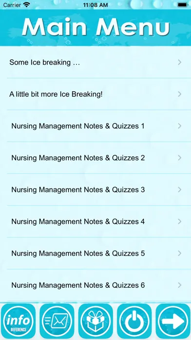 Tangkapan layar Nursing Management App