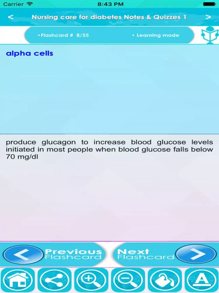 Nursing Care of Diabetic Patient- Exam Review 2017 iPad  스크린샷