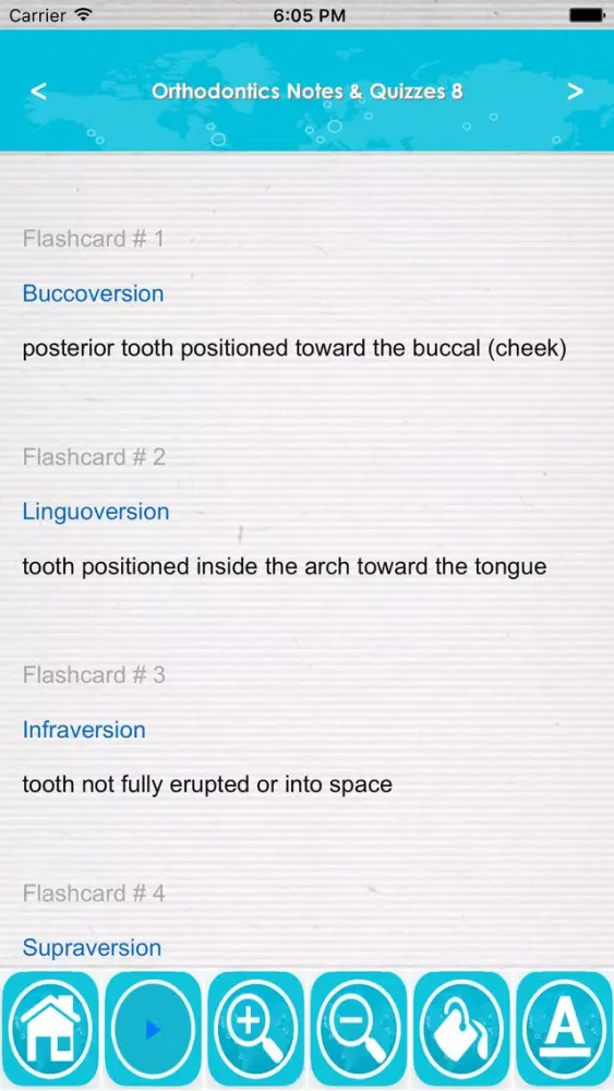Orthodontics Exam Review App-2200 Terms & Quizzes 스크린샷