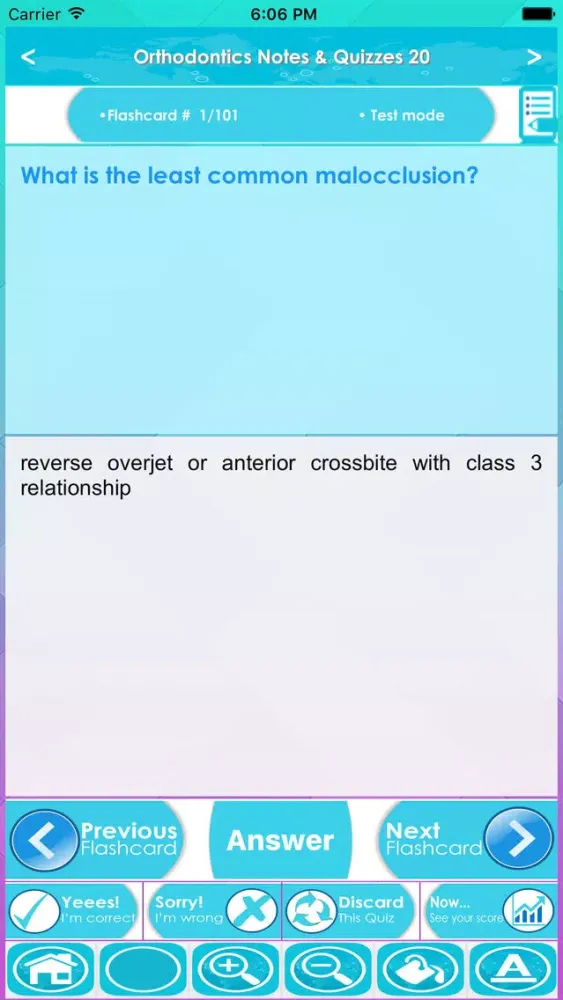 Orthodontics Exam Review App-2200 Terms & Quizzes 스크린샷