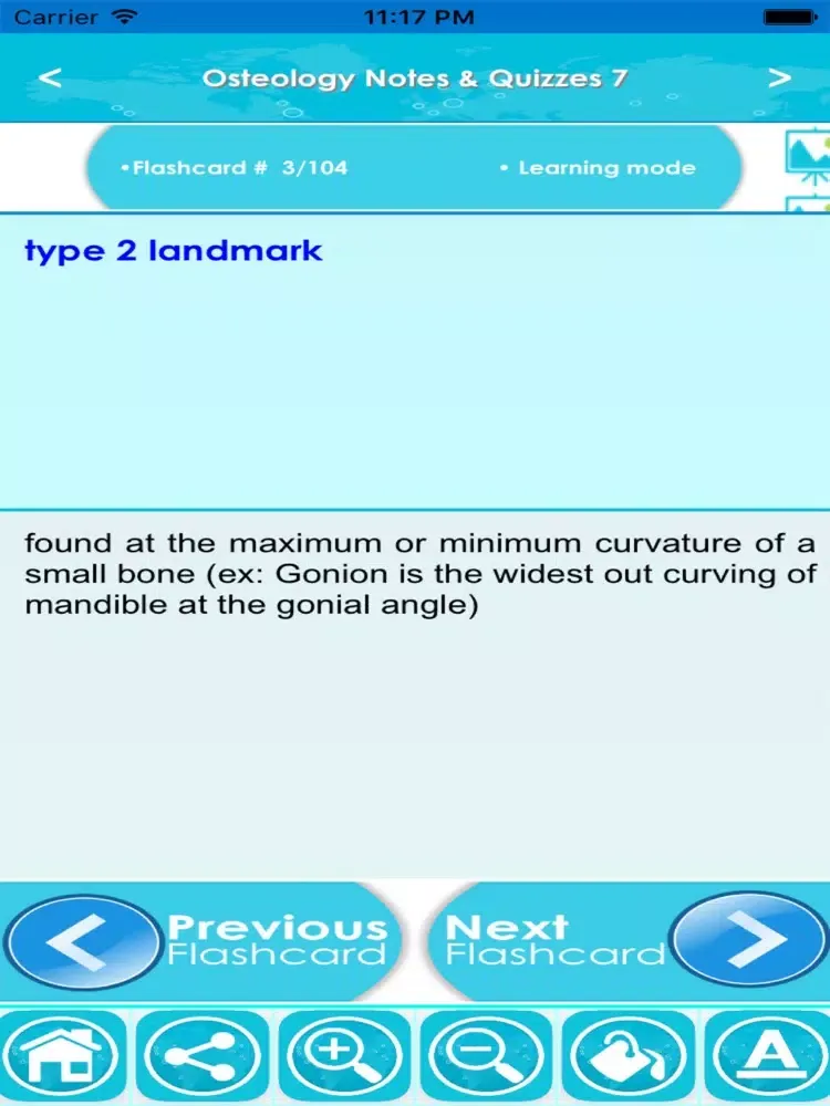 ภาพหน้าจอของ Osteology Exam Review App: Q&A iPad 