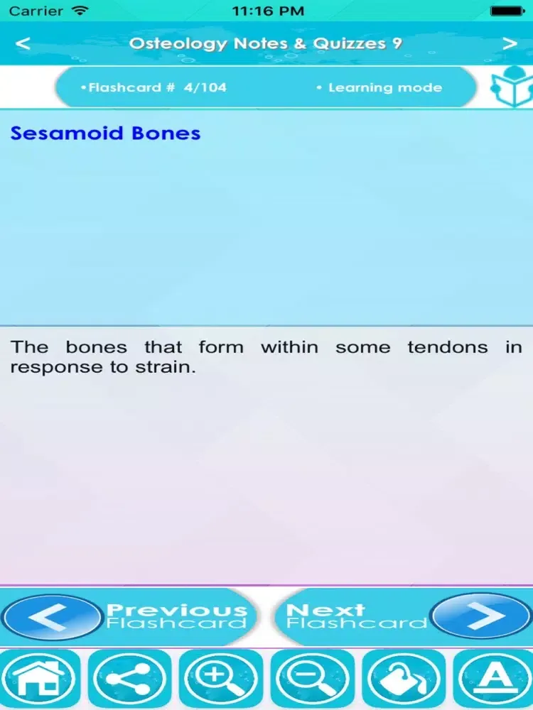 ภาพหน้าจอของ Osteology Exam Review App: Q&A iPad 