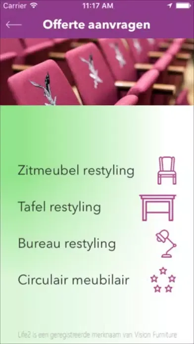 Captures d'écran de Life2 meubelrestyling App