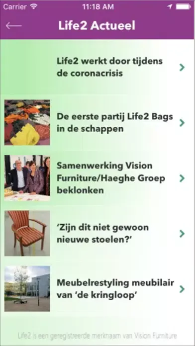 Captures d'écran de Life2 meubelrestyling App