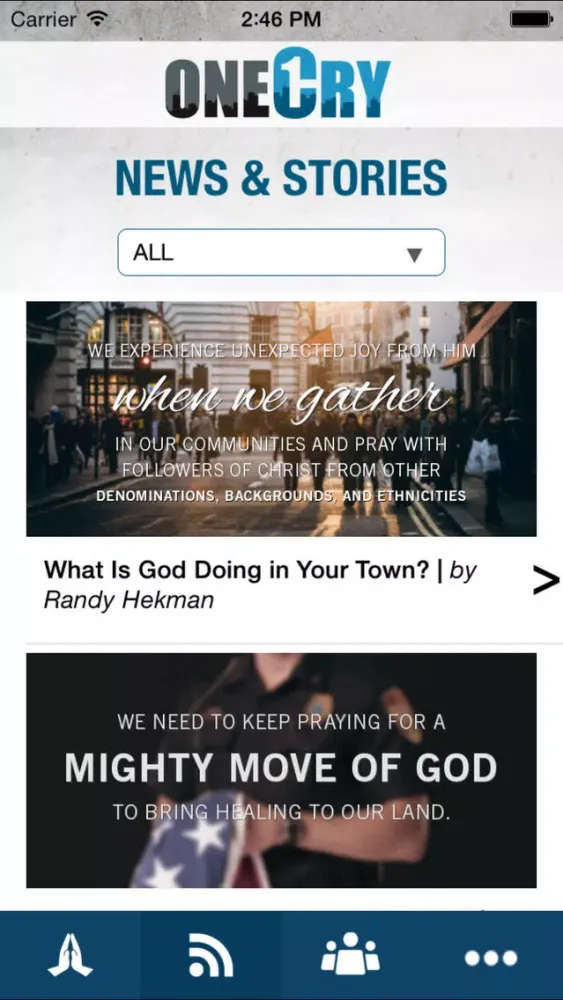 Скриншоты OneCry - A nationwide call for spiritual awakening