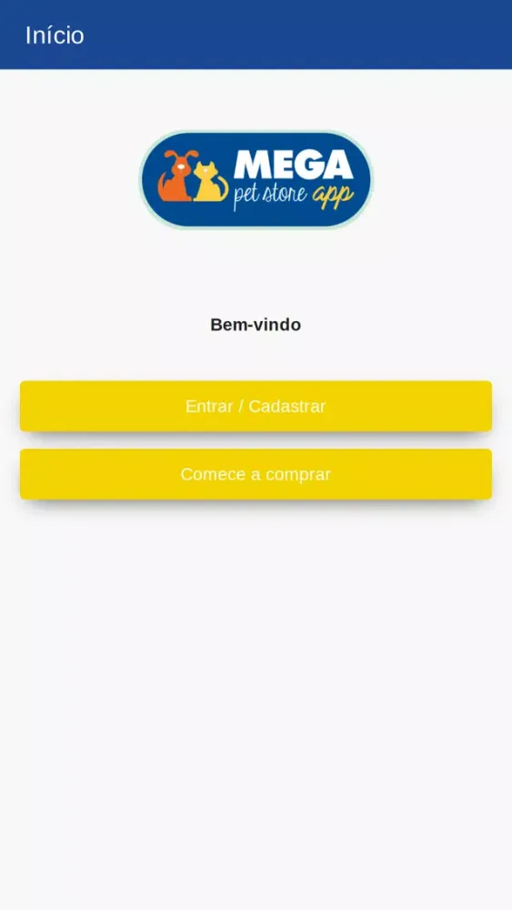 Tangkapan layar Mega Pet Store APP