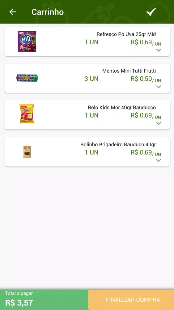 Zrzuty ekranu Pra você