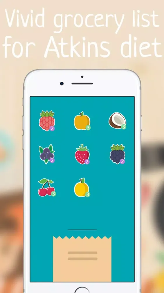 Atkins app Diet shopping list Food checker planner スクリーンショット