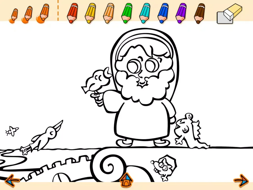 Tangkapan layar 성경동화 색칠놀이 iPad 