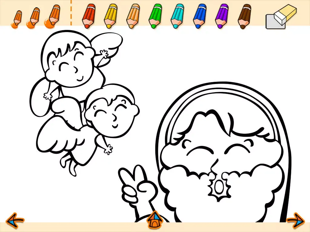 Tangkapan layar 성경동화 색칠놀이 iPad 