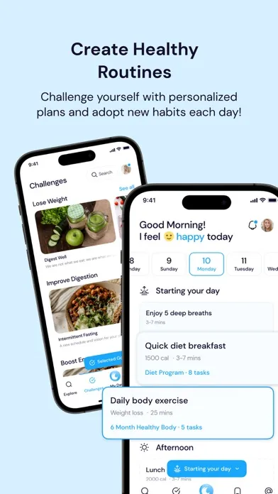 wannawell: Daily Habit Builder Screenshots